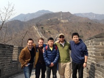 The gang on the great wall